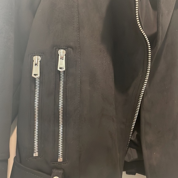 Zara suede moto jacket - Picture 3 of 6